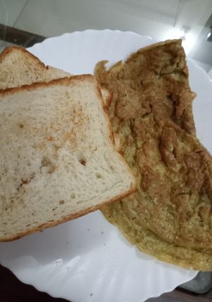 A picture of Cumin pepper omelette.