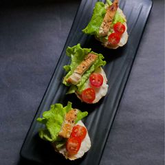 Mini fusion Bruschetta - Spanish style A picture of Mini fusion Bruschetta - Spanish style.