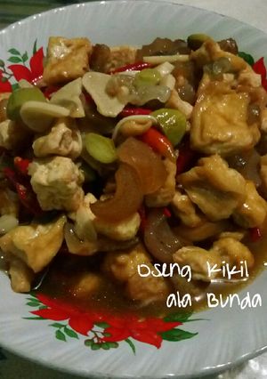 Foto resep Oseng Kikil Tahu Petai