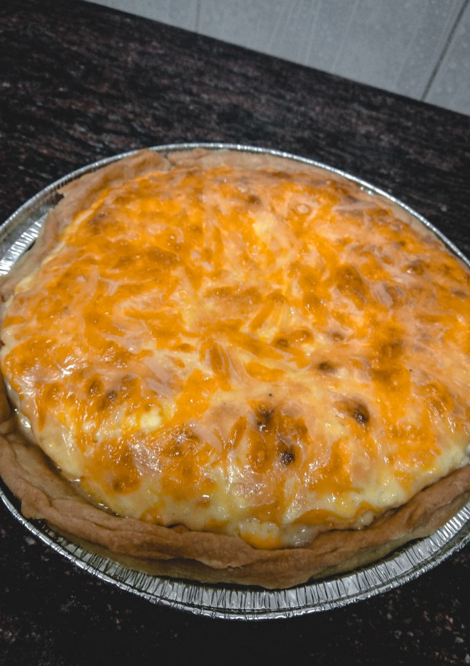 Una foto de Quiche de bacon y queso