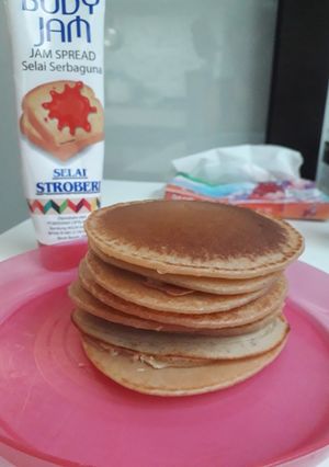 Foto resep Cinnamon chocolate pancake bahan menyesuaikan isi kulkas 😆