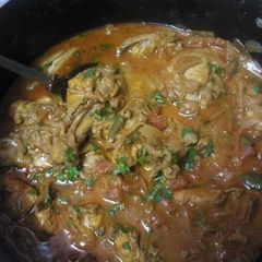 Spicy chicken curry A picture of Spicy chicken curry.