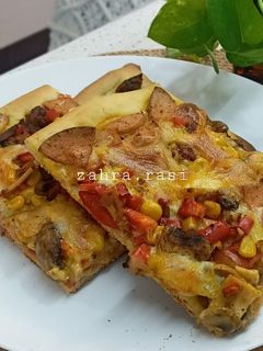 عکسی از دستور پیتزا مخلوط