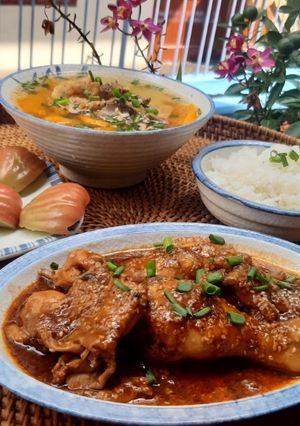 Hình của món Bữa cơm hai món ngon miệng.