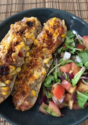 Foto resep Tunamelts With Tomato Salad