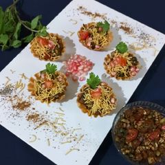 A picture of Sprouts chana basket chat.