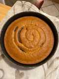 Torta girella con nutella