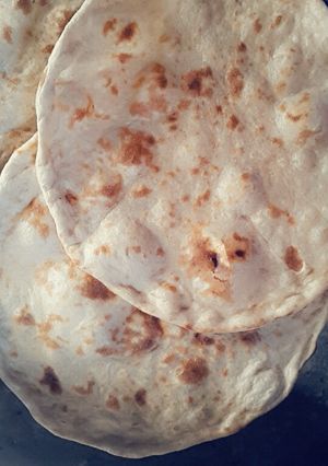 صورة لوصفة الخبز العراقي