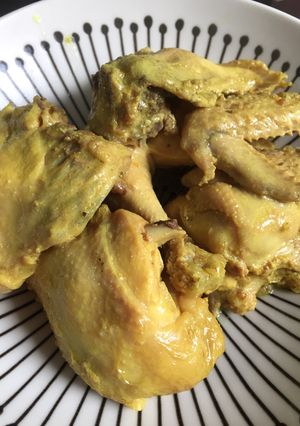 Foto resep Ayam ungkep bumbu kuning