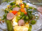 Gambar daging cincang mix vegetable