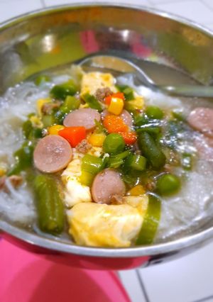 Foto resep Bihun kuah plus sayur