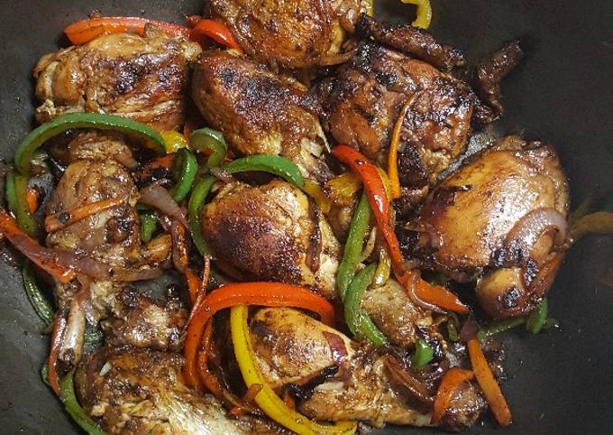 Red Wine Chicken Stir Fry