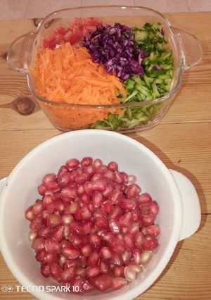 Foto resep Salatah with Ruman (Delima)