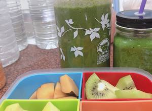 Hình của món “Green smoothie day 1”.