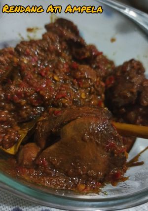 Foto resep Rendang Ati Ampela