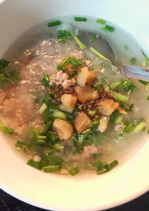 Hình của món Súp bánh tráng.
