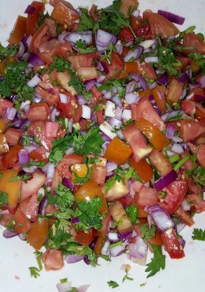 A picture of Kachumbari.