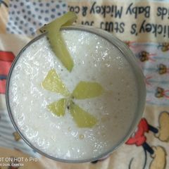 A picture of Kiwi smoothie#4wkschallenge.