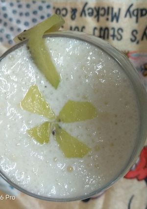 A picture of Kiwi smoothie#4wkschallenge.
