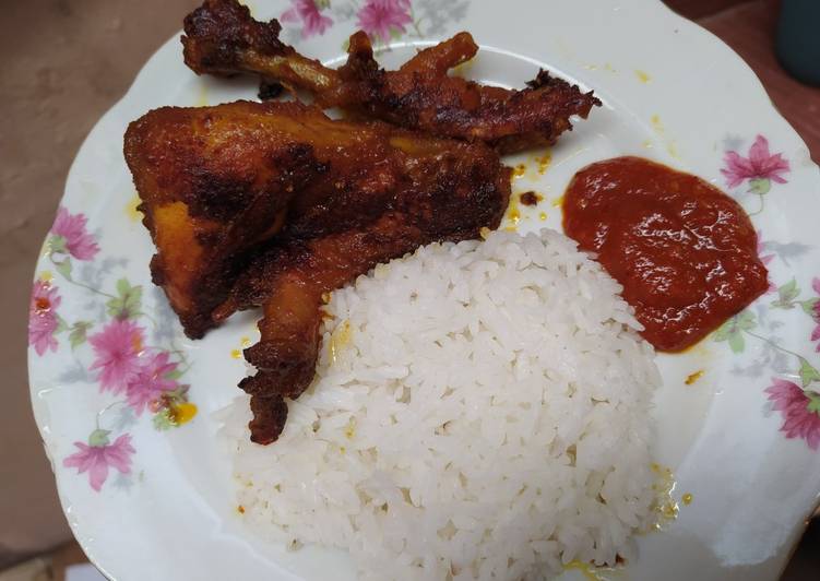 Resep @MANTAP Ayam bakar taliwang + sambel masakan harian