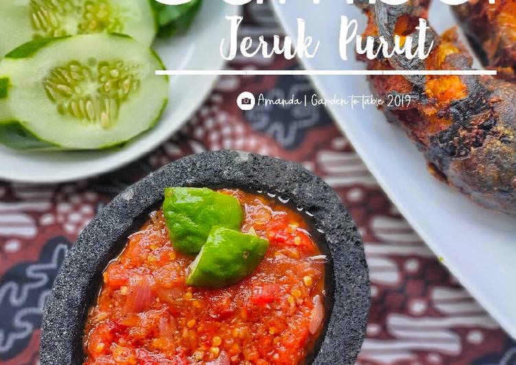 Kiat-kiat memasak Sambel jeruk purut mantap