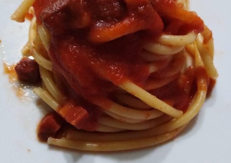 Bucatini all'amatriciana