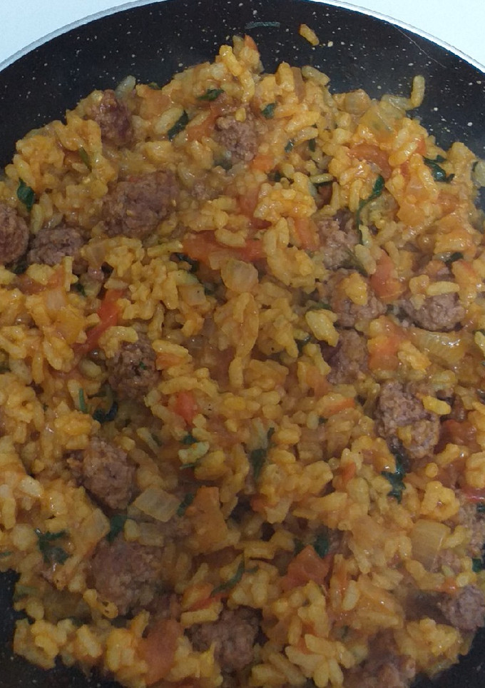 Una foto de Arroz con pelotitas