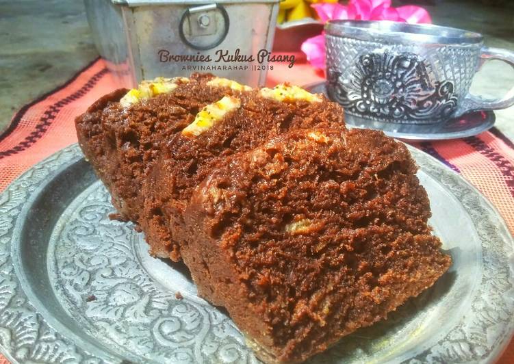 Cara mudah memasak Brownies Kukus Pisang #Pr_BrowniesDcc Anti Gagal