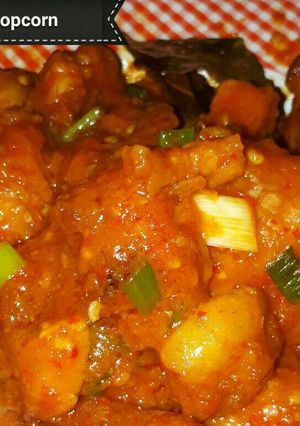 Foto resep Udang popcorn saus padang