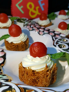 A picture of Vermicelli cups with lemon curd cream #Foodies&Friends.