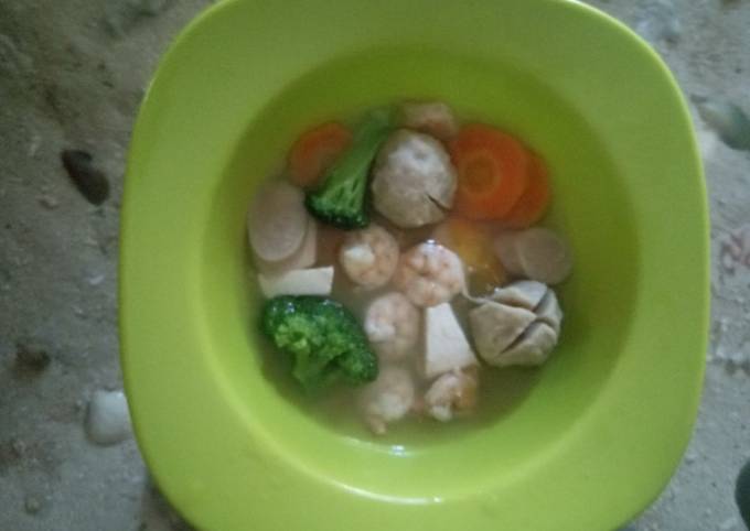 Cara Bikin Sup udang jahe(mpasi 18m) Untuk Jualan