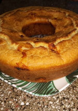 Una foto de Torta de queso salada