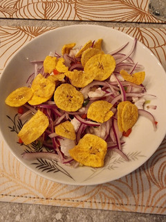 Una foto de Ceviche de Merluza Austral