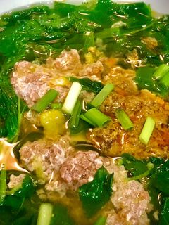 Hình của món Canh Cua Đồng Nấu Rau Đay, Mồng Tơi.