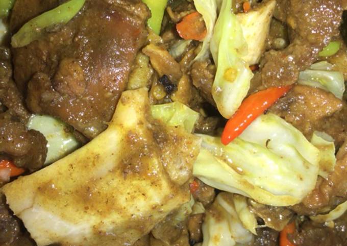 Resep Tengkleng rica rica kambing papihh aldi, Lezat