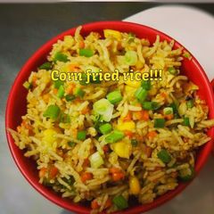 A picture of Corn fried Rice.