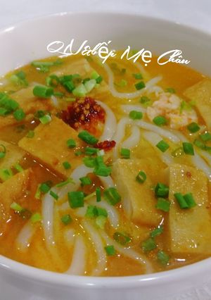Hình của món Bánh canh chả cá đơn giản.