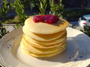 Una foto de pancakes de harina de arroz
