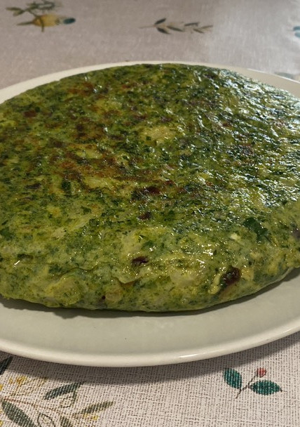 Una foto de Tortilla de espinacas