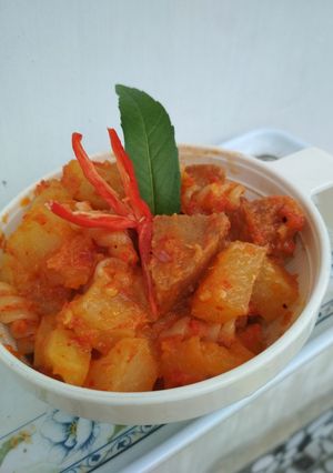 Foto resep Balado Kentang Simple