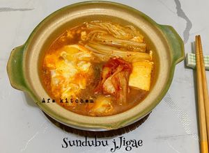 Foto resep Sundubu jjigae(sup tahu pedas Korea)