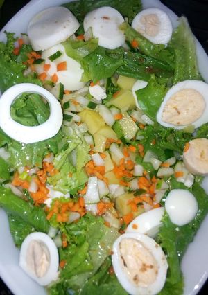 A picture of Potato salad.