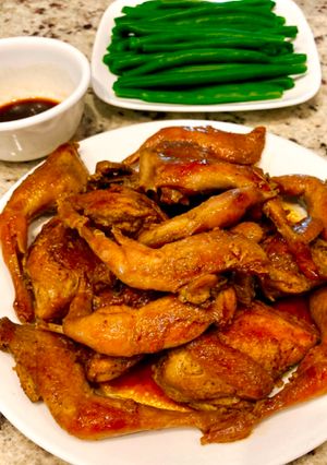 Hình của món Chim Cút Roti.