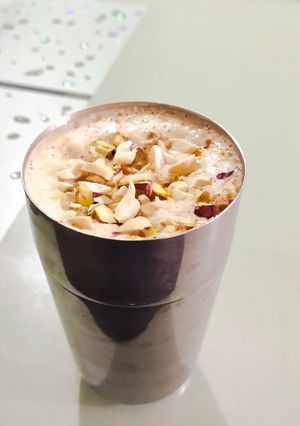 A picture of Badam shake.
