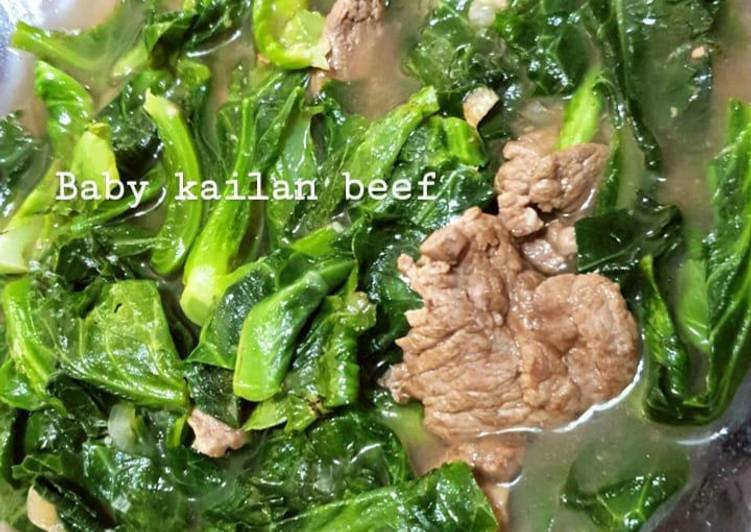 Baby Kailan Beef