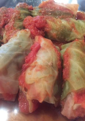 Una foto de Canelones de repollo