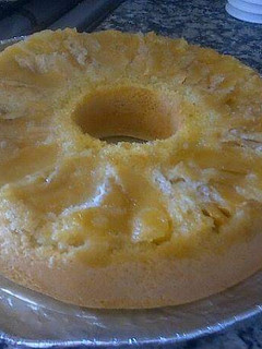 Una foto de Torta de manzana invertida (al limón)