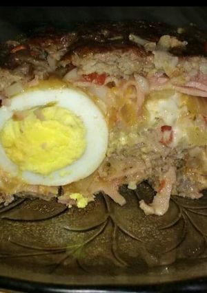 Una foto de Rollo de carne relleno ☺️