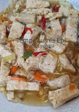 Foto resep Tempe tumis Ebi