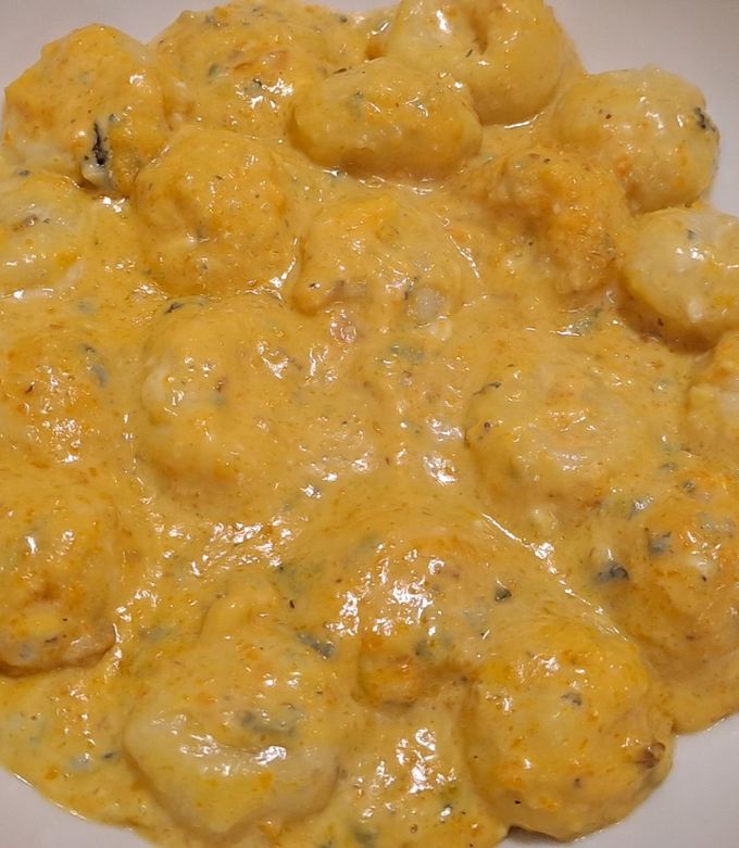 Foto di Gnocchi con Zucca, Guanciale e Formaggio Erborinato